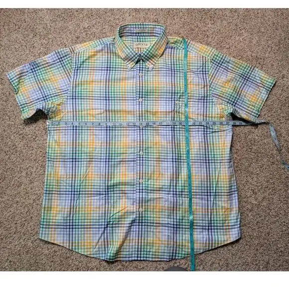 ORVIS men's Short sleeve, button down shirt, size 2XL, 100% Cotton, NWOT - Picture 3 of 6